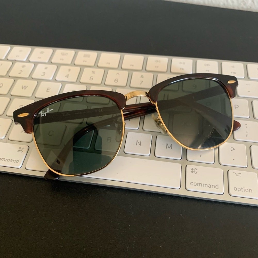 Ray Ban Tortoise Green Classic Clubmaster